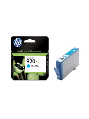 Hewlett Packard (DAT) - CD972AE - Ink 920 XL Cyan, CD972AE, Hewlett Packard (DAT)