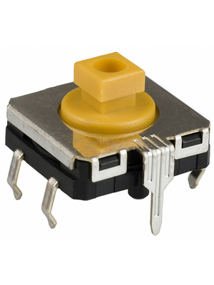 Omron Electronic Components - B3W-4155 - PCB Switch 24 VDC 50 mA Through Hole THT yellow, B3W-4155, Omron Electronic Components