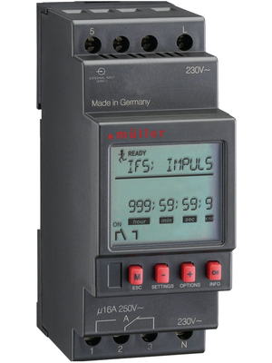 Mller - MR 28.10 PRO 24 V - Digital time lag relay Multifunction, MR 28.10 PRO 24 V, Mller