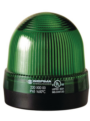 Werma - 220 200 00 - Continuous light, green, 12...240 VAC/DC, 220 200 00, Werma