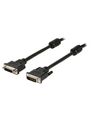 Valueline - VLCP32055B100 - Monitor cable 10.0 m black, VLCP32055B100, Valueline