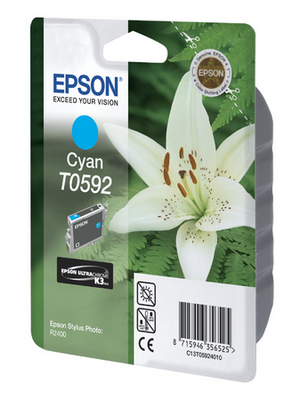 Epson - C13T059240 - Ink T0592 Cyan, C13T059240, Epson