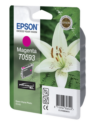 Epson - C13T059340 - Ink T0593 magenta, C13T059340, Epson