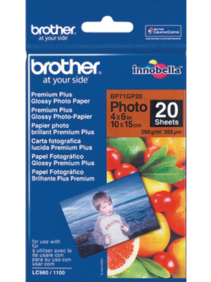 Brother - BP71-GP20 - Photo Paper, BP71-GP20, Brother