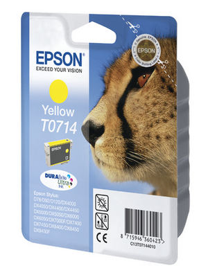Epson - C13T071440 - Ink T0714 yellow, C13T071440, Epson