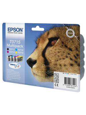 Epson - C13T07154010 - Ink T0715 multicoloured, C13T07154010, Epson