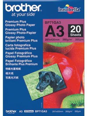 Brother - BP71-GA3 - Photo Paper, BP71-GA3, Brother