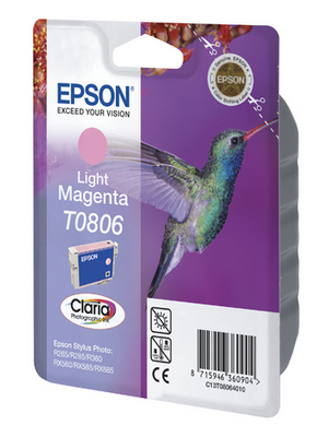 Epson - C13T080640 - Ink T0806 light magenta, C13T080640, Epson