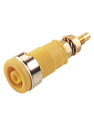 SKS Kontakttechnik - SEB 2600 G M4 YELLOW - Safety socket ? 4 mm yellow CAT III N/A, SEB 2600 G M4 YELLOW, SKS Kontakttechnik