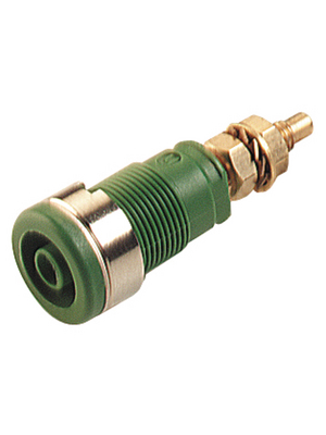 SKS Kontakttechnik - SEB 2600 G M4 GREEN - Safety socket ? 4 mm green CAT III N/A, SEB 2600 G M4 GREEN, SKS Kontakttechnik