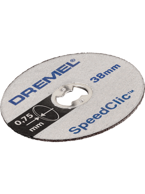 Dremel - SC409 - Cutting wheel thin, fiberglass reinforced PU=Pack of 5 pieces, SC409, Dremel