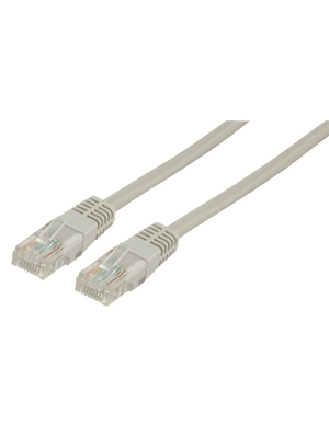 Valueline - UTP-0008/0.5 - Patch cable CAT5 UTP 0.50 m grey, UTP-0008/0.5, Valueline