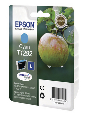 Epson - C13T129240 - Ink T1292 Cyan, C13T129240, Epson