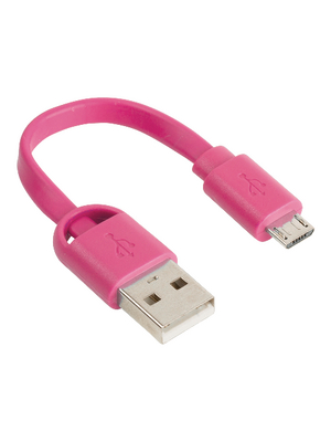 Sweex Europe BV - SMCA0201-09 - USB 2.0 Cable 0.06 m pink, SMCA0201-09, Sweex Europe BV