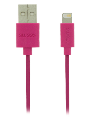 Sweex Europe BV - SMCA0312-09 - Sync and Charge Cable 1.00 m pink, SMCA0312-09, Sweex Europe BV