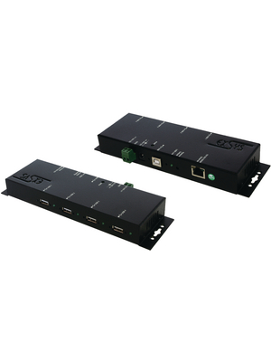 Exsys - EX-6002POE - Network -USB-Server (PoE) 4x USB 2.0, EX-6002POE, Exsys