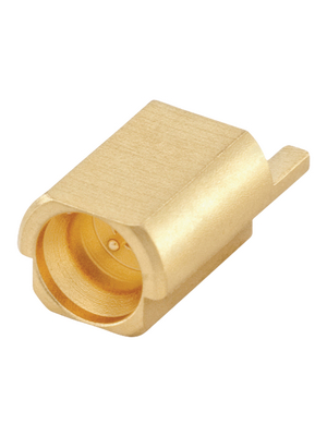 Rosenberger - 18S203-40ML5 - Panel-mount male receptacle Mini-SMP angled 50 Ohm, 18S203-40ML5, Rosenberger