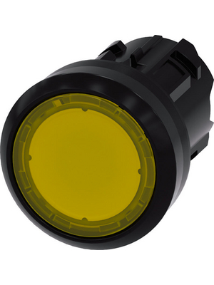 Siemens - 3SU1001-0AA30-0AA0 - SIRIUS ACT Illuminated Push-Button front element Plastic, yellow, 3SU1001-0AA30-0AA0, Siemens