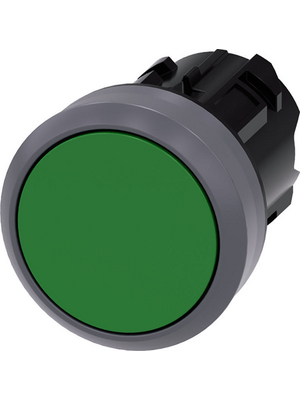 Siemens - 3SU1030-0AB40-0AA0 - SIRIUS ACT Push-Button front element Metal, matte, green, 3SU1030-0AB40-0AA0, Siemens