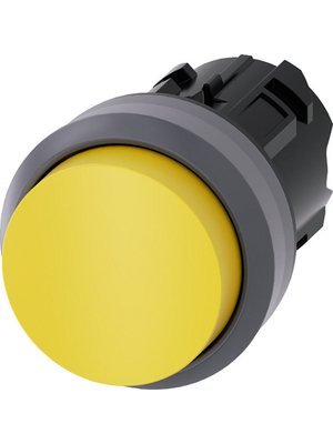 Siemens - 3SU1030-0BB30-0AA0 - SIRIUS ACT Push-Button front element Metal, matte, yellow, 3SU1030-0BB30-0AA0, Siemens