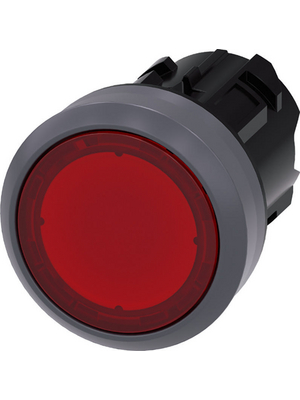 Siemens - 3SU1031-0AB20-0AA0 - SIRIUS ACT Illuminated Push-Button front element Metal, matte, red, 3SU1031-0AB20-0AA0, Siemens