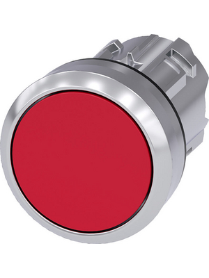 Siemens - 3SU1050-0AA20-0AA0 - SIRIUS ACT Push-Button front element Metal, glossy, red, 3SU1050-0AA20-0AA0, Siemens