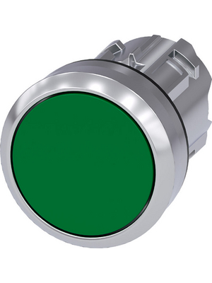 Siemens - 3SU1050-0AA40-0AA0 - SIRIUS ACT Push-Button front element Metal, glossy, green, 3SU1050-0AA40-0AA0, Siemens