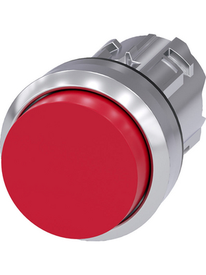 Siemens - 3SU1050-0BB20-0AA0 - SIRIUS ACT Push-Button front element Metal, glossy, red, 3SU1050-0BB20-0AA0, Siemens