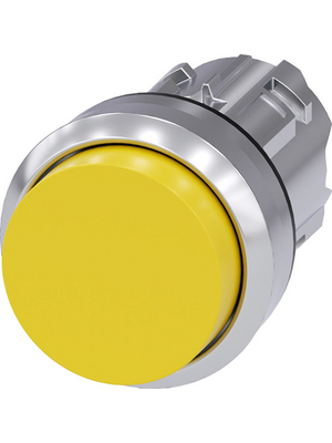 Siemens - 3SU1050-0BB30-0AA0 - SIRIUS ACT Push-Button front element Metal, glossy, yellow, 3SU1050-0BB30-0AA0, Siemens