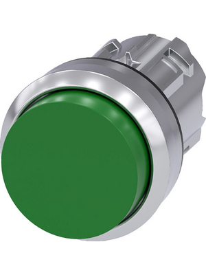 Siemens - 3SU1050-0BB40-0AA0 - SIRIUS ACT Push-Button front element Metal, glossy, green, 3SU1050-0BB40-0AA0, Siemens