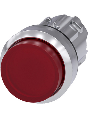 Siemens - 3SU1051-0BB20-0AA0 - SIRIUS ACT Illuminated Push-Button front element Metal, glossy, red, 3SU1051-0BB20-0AA0, Siemens