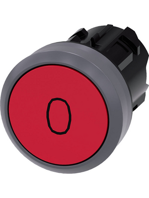 Siemens - 3SU1030-0AB20-0AD0 - SIRIUS ACT Push-Button front element Metal, matte, red, 3SU1030-0AB20-0AD0, Siemens