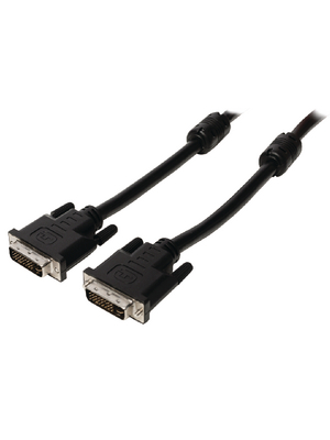 Valueline - VLCP32050B100 - Monitor cable 10.0 m black, VLCP32050B100, Valueline