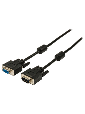 Valueline - VLCP59100B100 - Monitor cable 10.0 m black, VLCP59100B100, Valueline