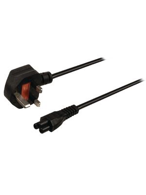 Valueline - VLEP11120B20 - Power Cable UK Male IEC-320-C5 2.00 m, VLEP11120B20, Valueline