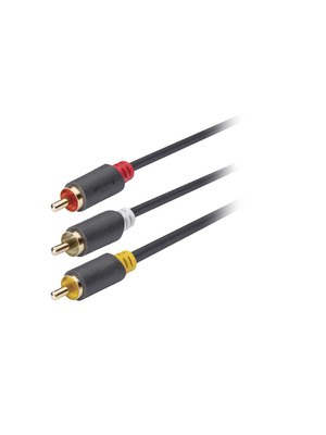 Koenig - KNV24300E20 - Video cable 2.00 m anthracite, KNV24300E20, K?nig