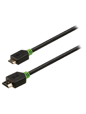 Koenig - KNV34500E20 - Monitor cable 2.00 m anthracite, KNV34500E20, K?nig