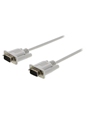 Valueline - VLCP52000I20 - Serial Cable D-SUB 9-Pin Male - Male 2.00 m, VLCP52000I20, Valueline