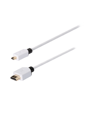 Koenig - KNM34700W10 - Monitor cable 1.00 m white, KNM34700W10, K?nig