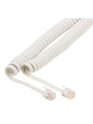 Valueline - VLTP90100W20 - Telecom Cable 2.00 m white, VLTP90100W20, Valueline