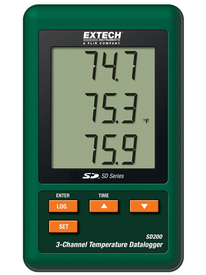 Extech Instruments - SD200 - Data logger Channels=3 Temperature SD-Card, SD200, Extech Instruments