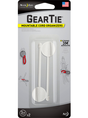 Nite Ize - GEAR TIE CORD ORGANIZER WH - Gear Tie Cord Organizer White, GEAR TIE CORD ORGANIZER WH, Nite Ize