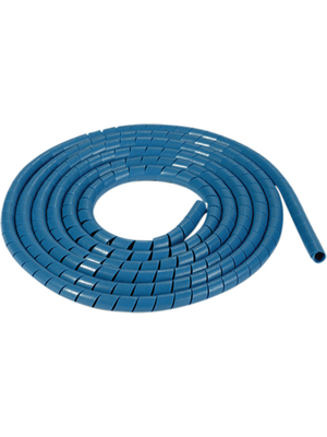 HellermannTyton - SBPEMC1.5 PE/SS BU 30 - Spiral wrap tubing 1.6...8 mm blue - 30 m, SBPEMC1.5 PE/SS BU 30, HellermannTyton