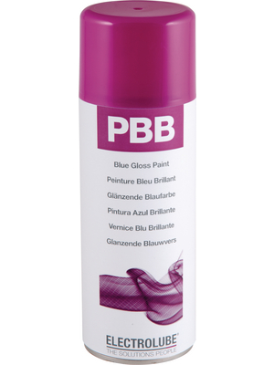 Electrolube - PBB 400, CH DE - Gloss paint, 400ml, blue Spray 400 ml, PBB 400, CH DE, Electrolube