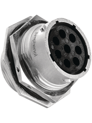 Amphenol - RT0718-8SNH - Jam nut receptacle RT360 Poles=8 N/A Female Housing size18, RT0718-8SNH, Amphenol