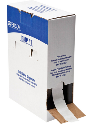 Brady - BM71-19-423 - Thermal Transfer Labels 25.4 mm x 25.4 mm, 2500 p. white, BM71-19-423, Brady