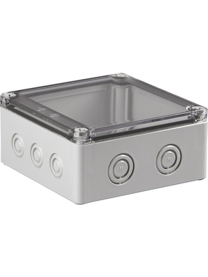 Ensto - SPCM131306T - Plastic enclosure 125 x 125 x 60 mm grey PC IP 66/67 N/A Cubo S, SPCM131306T, Ensto