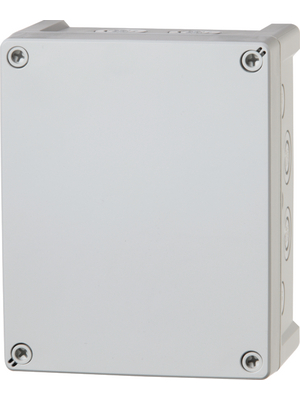 Fibox - TAM 201610 enclosure - Plastic enclosure grey, RAL 7035 163 x 98 mm ABS IP 65, Grey knock-out base with grey cover, TAM 201610 enclosure, Fibox