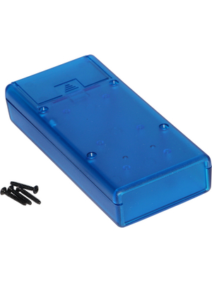 Hammond - 1593YTBU - Plastic enclosure 66 x 140 x 28 mm transparent / blue ABS N/A, 1593YTBU, Hammond