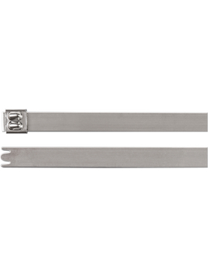 HellermannTyton - MBT27XH SS316 ML 50 - Cable ties Stainless Steel 316, 681 mm x 12.3 mm - Double ball bearing lock, MBT27XH SS316 ML 50, HellermannTyton